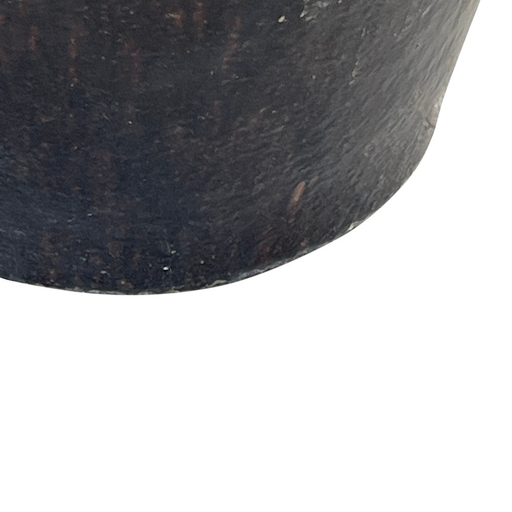 Chinese Black Glazed Terracotta Planter - Berbere Imports