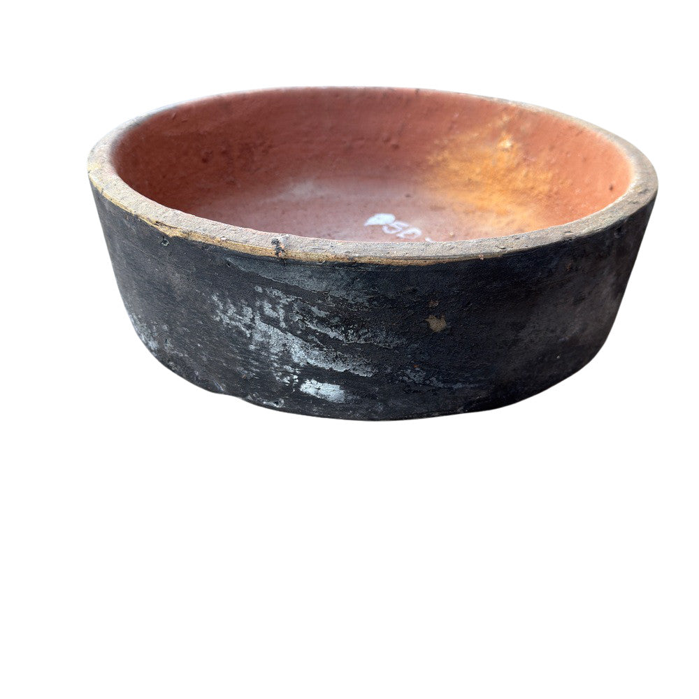 Shallow Black Vietnamese Planter - Small - Berbere Imports