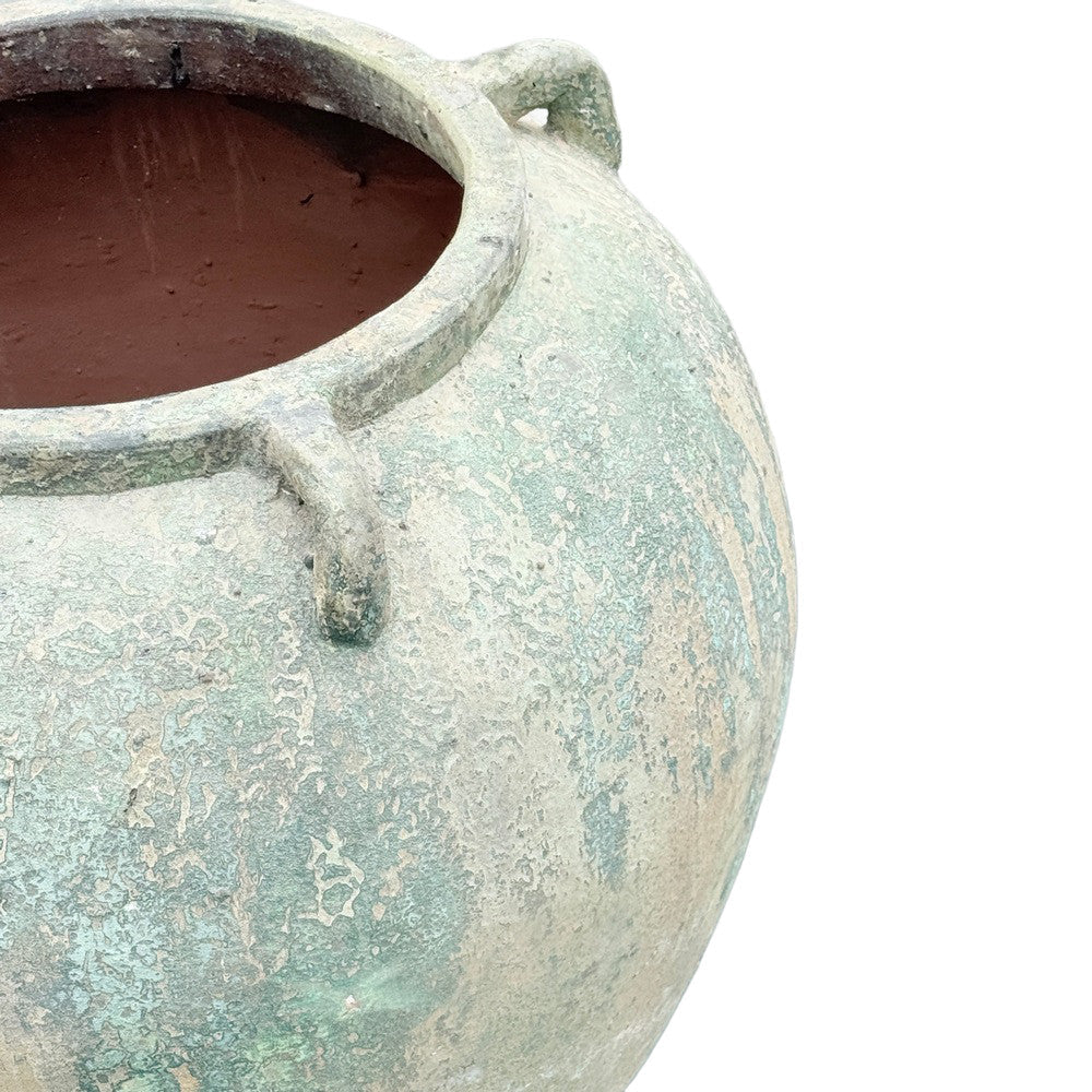 Vietnamese 4-Handle Round Planter - Berbere Imports