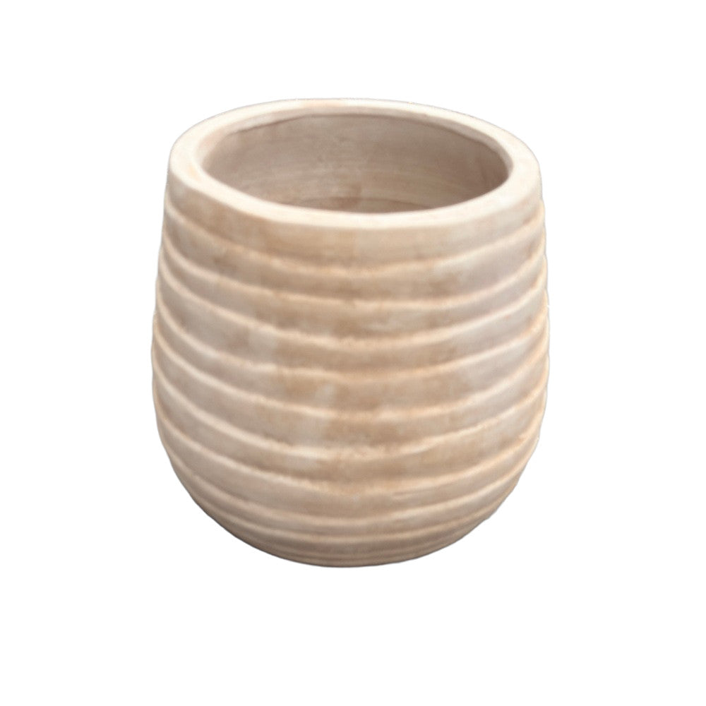 Vietnamese Ribbed Planter - Berbere Imports