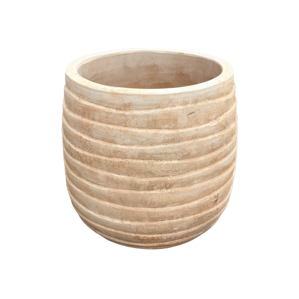 Vietnamese Ribbed Planter - Berbere Imports