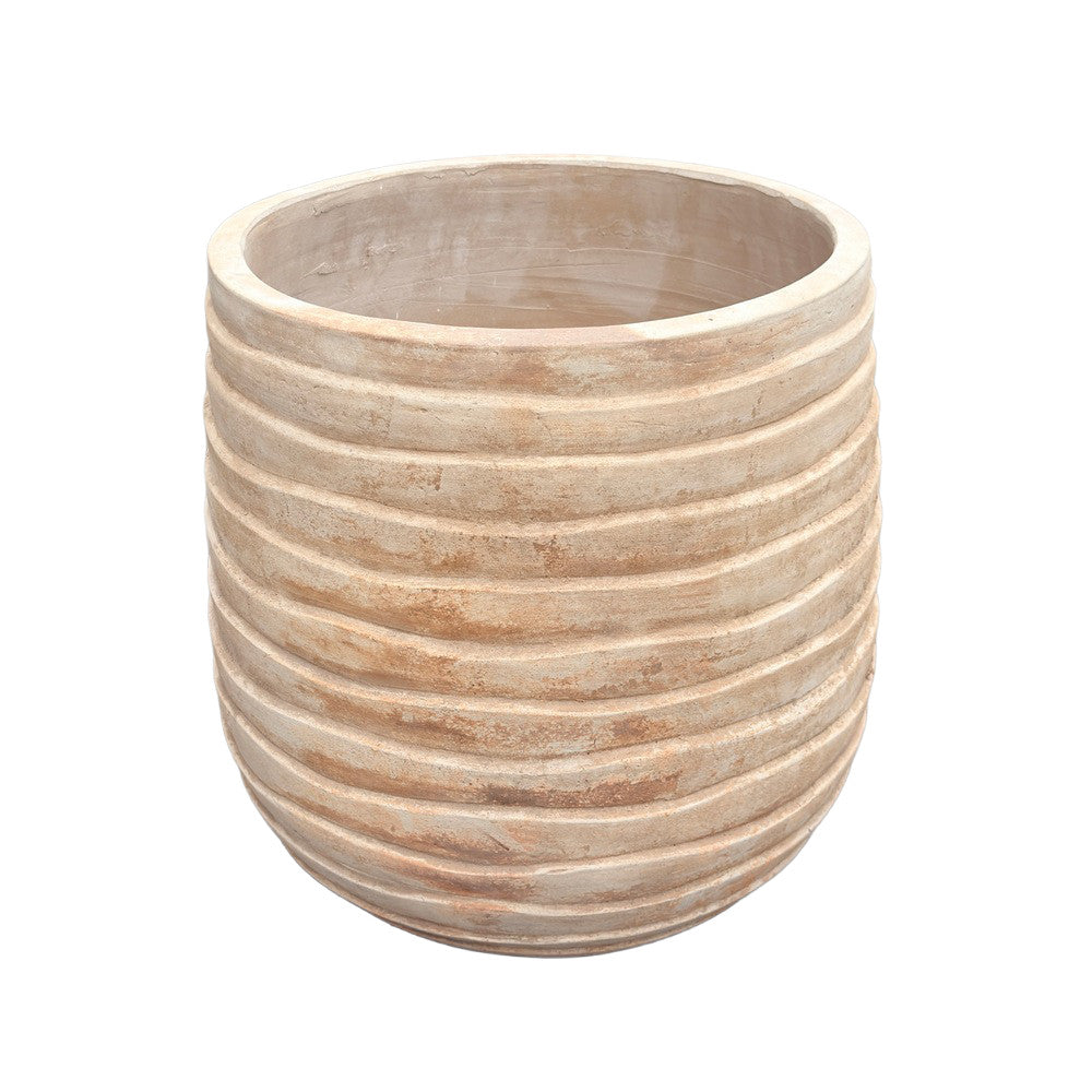 Vietnamese Ribbed Planter - Berbere Imports