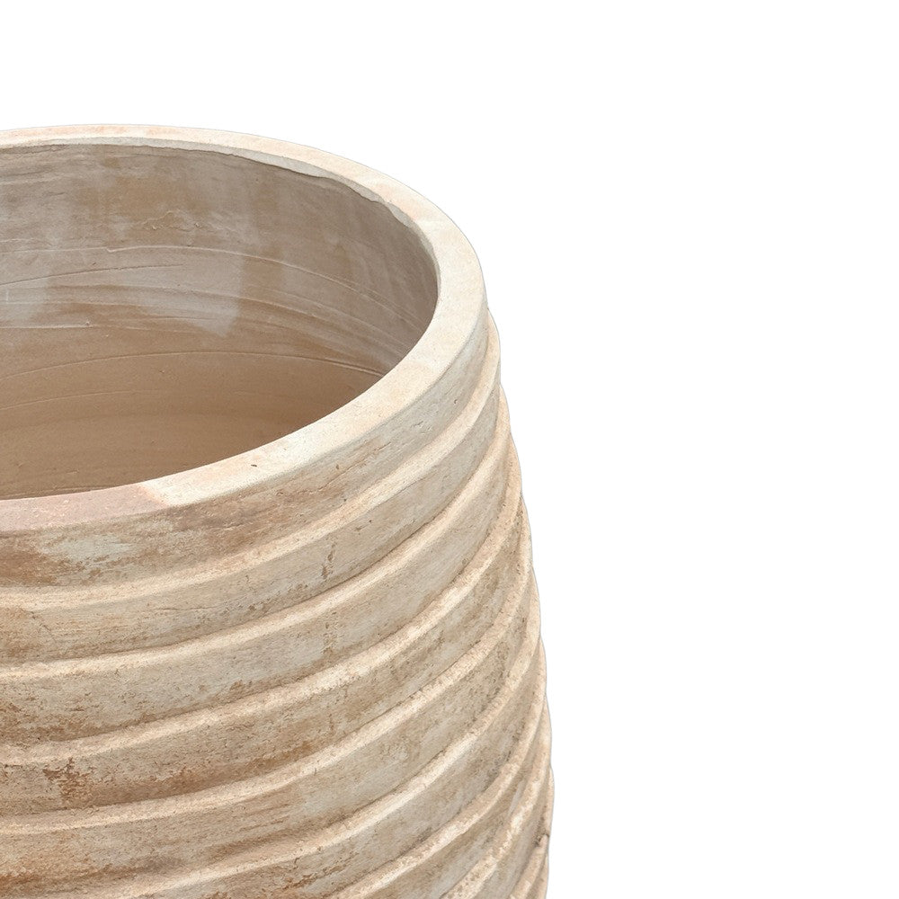 Vietnamese Ribbed Planter - Berbere Imports