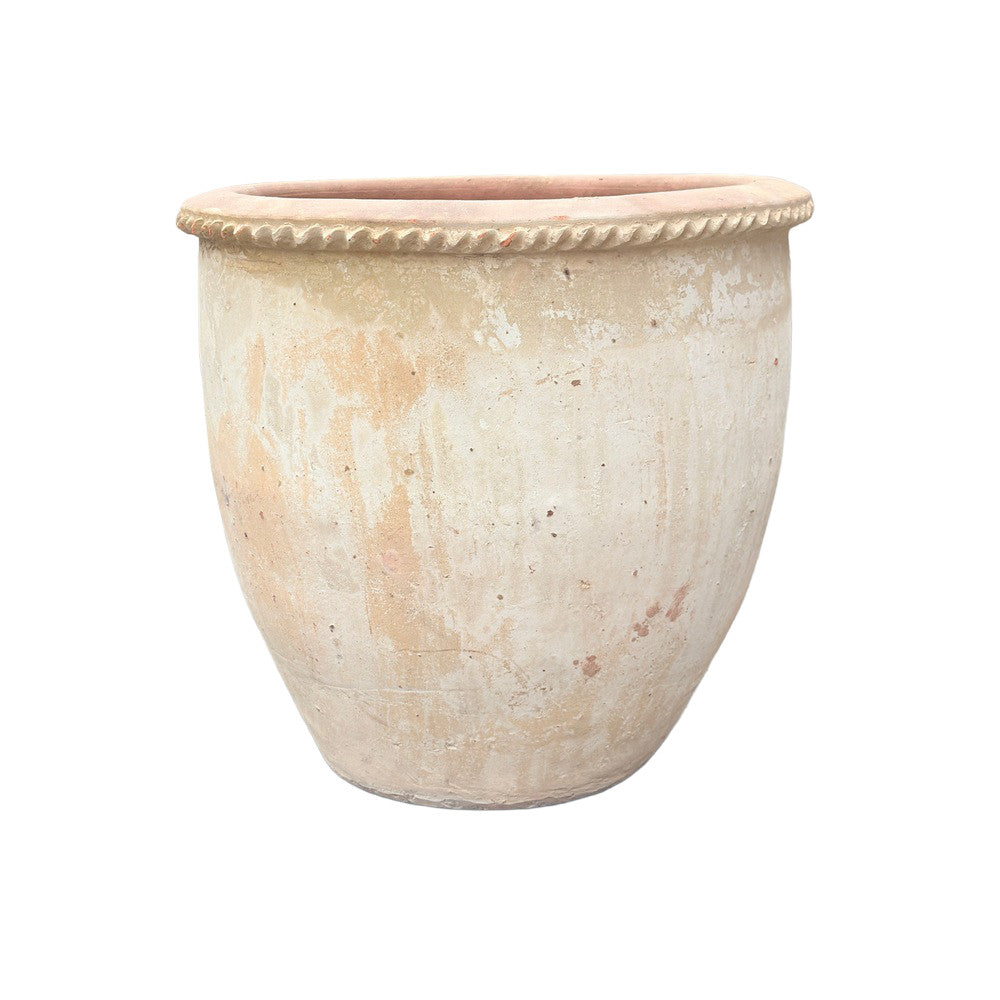 Vietnamese Planter With Top Ribbing - Berbere Imports