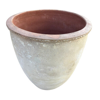 Vietnamese Planter With Top Ribbing - Berbere Imports