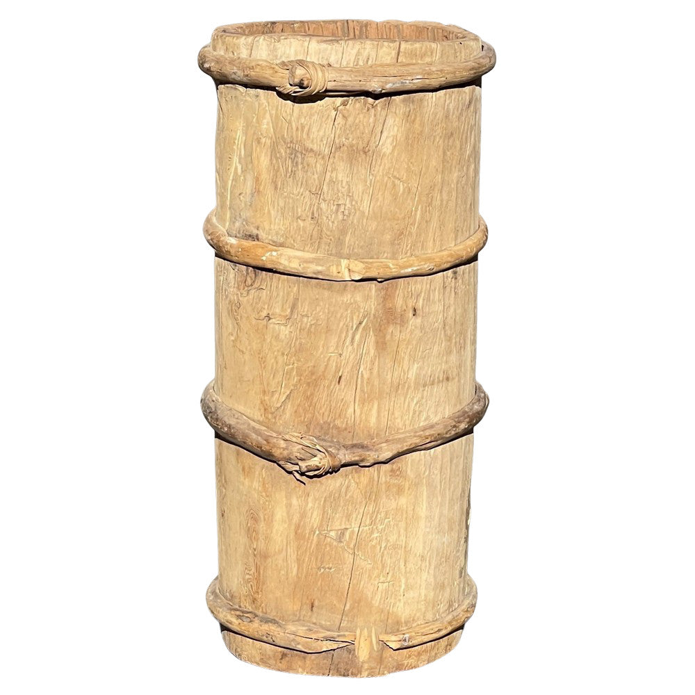 Vintage Wooden Planter - Berbere Imports