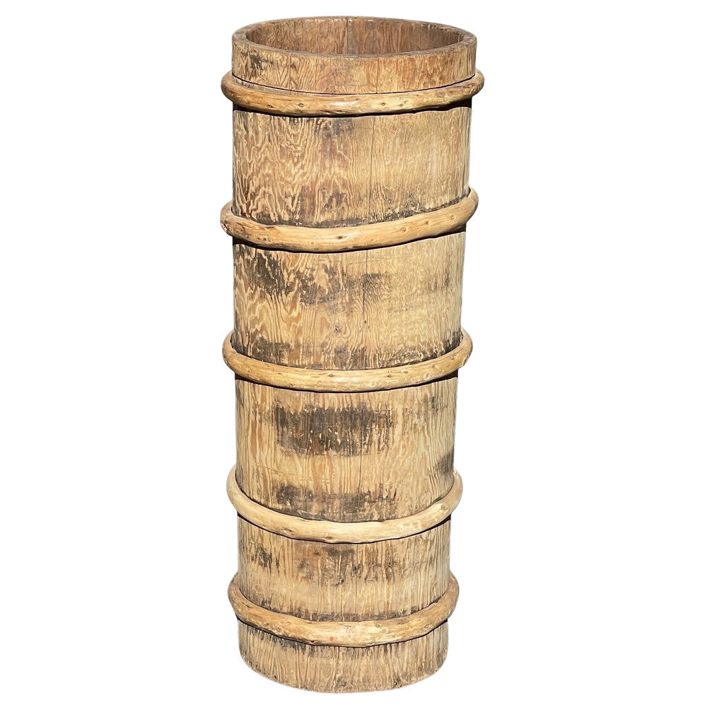 Vintage Wooden Planter - Berbere Imports