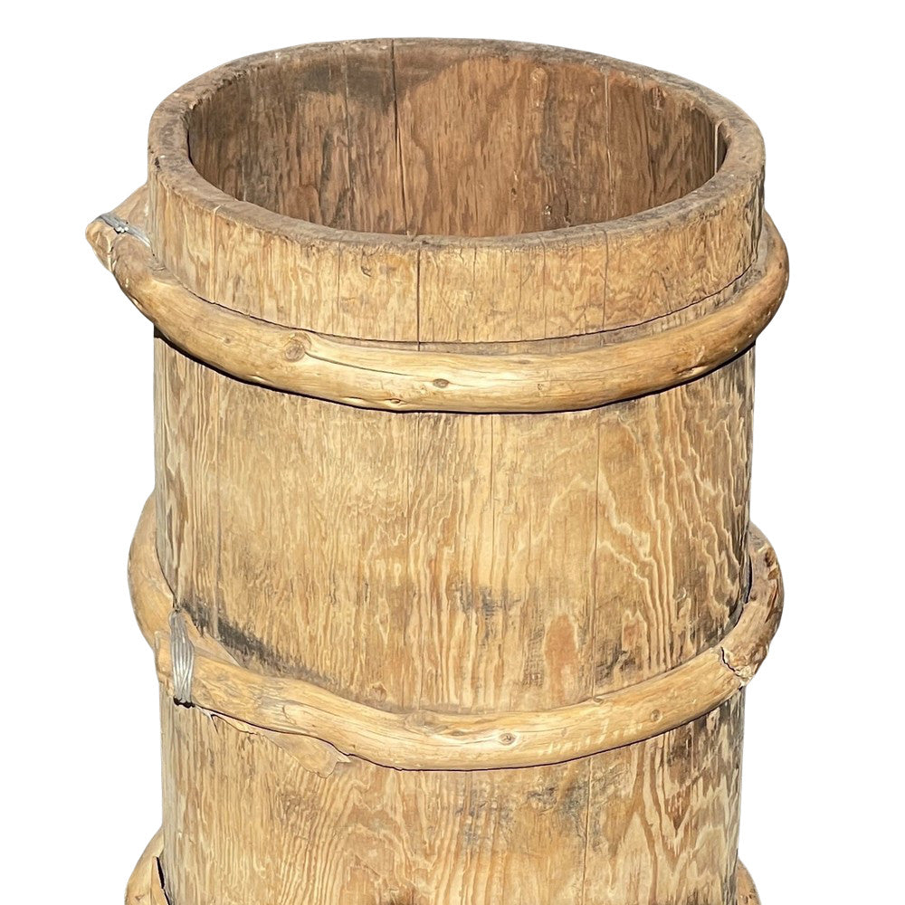 Vintage Wooden Planter - Berbere Imports
