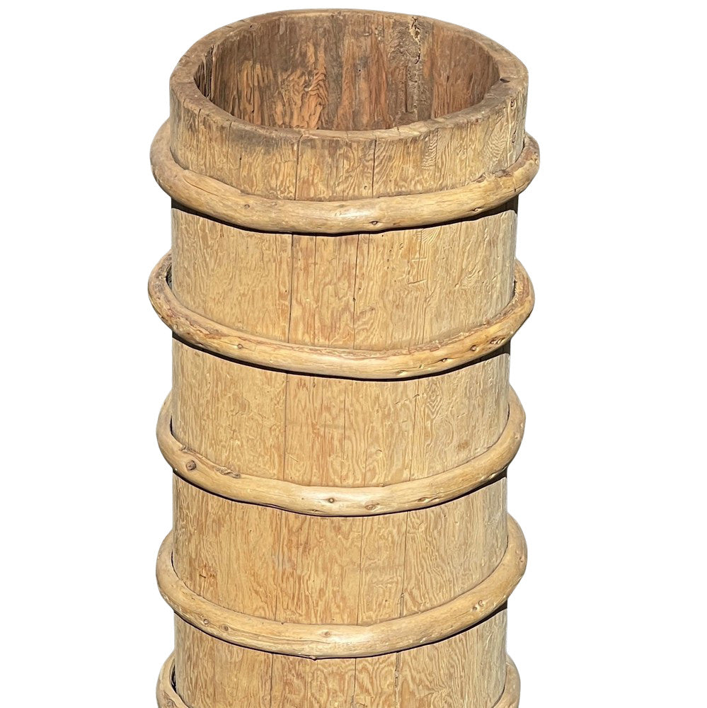 Vintage Wooden Planter - Berbere Imports