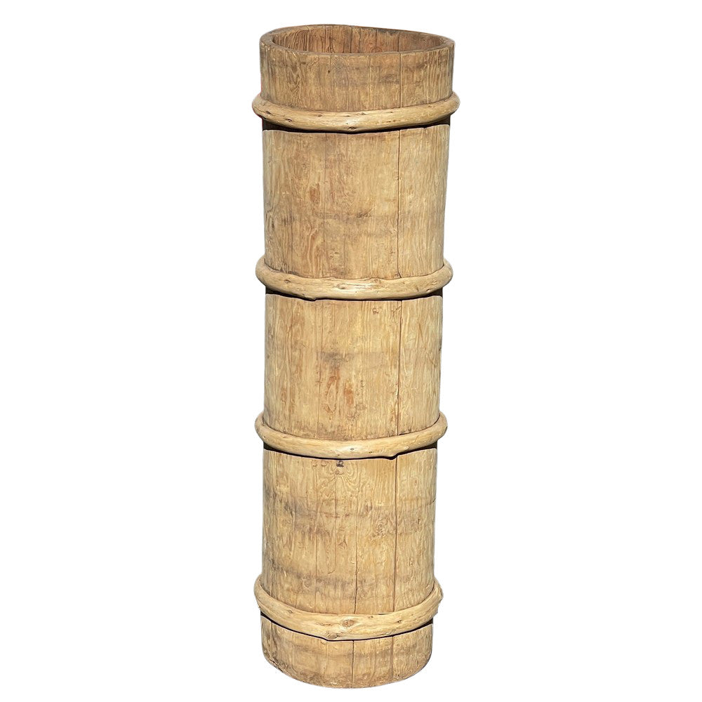 Vintage Wooden Planter - Berbere Imports