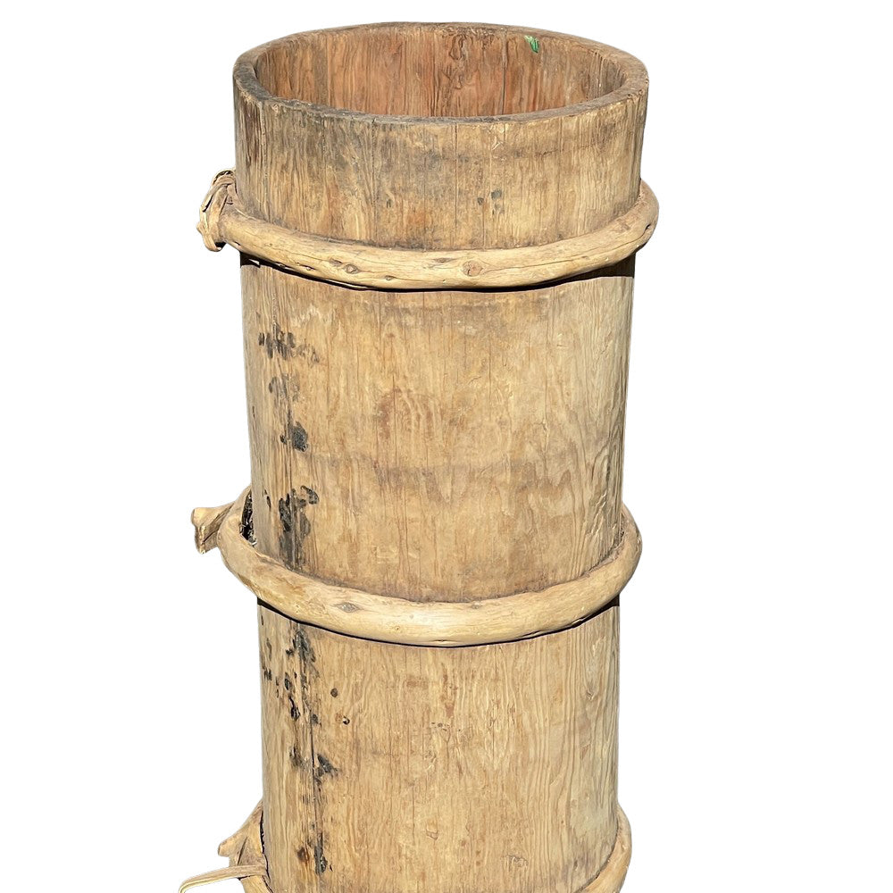 Vintage Wooden Planter - Berbere Imports