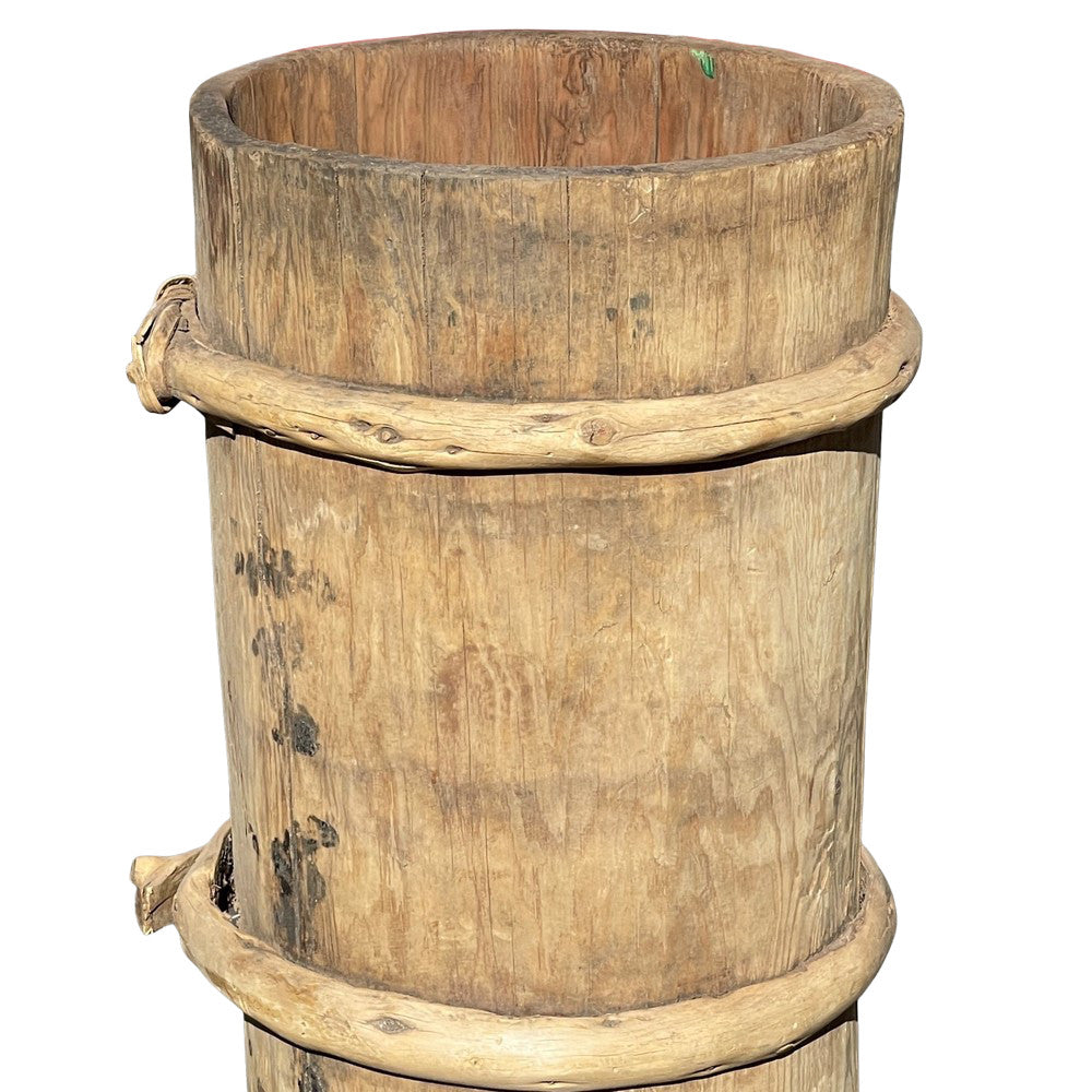 Vintage Wooden Planter - Berbere Imports