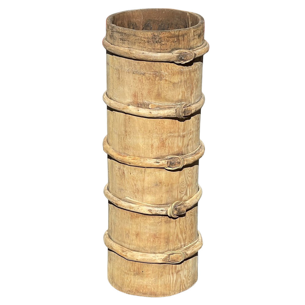 Vintage Wooden Planter - Berbere Imports