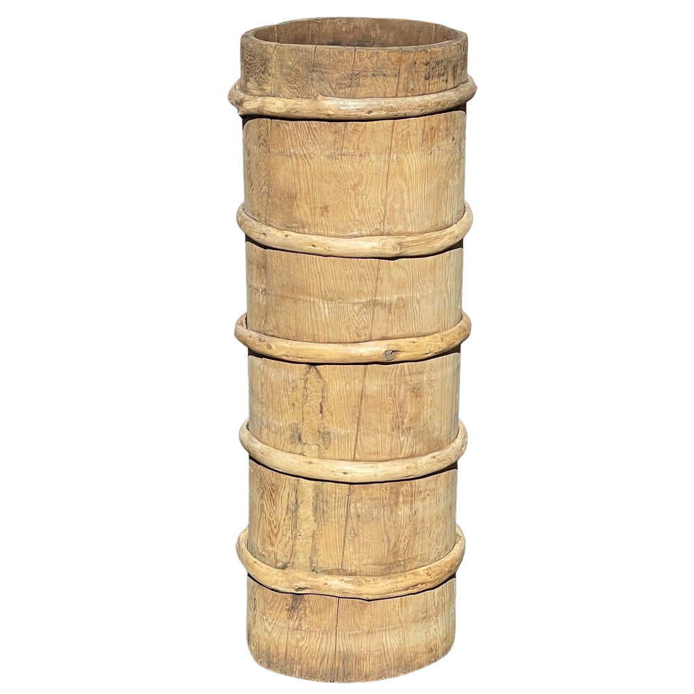 Vintage Wooden Planter - Berbere Imports