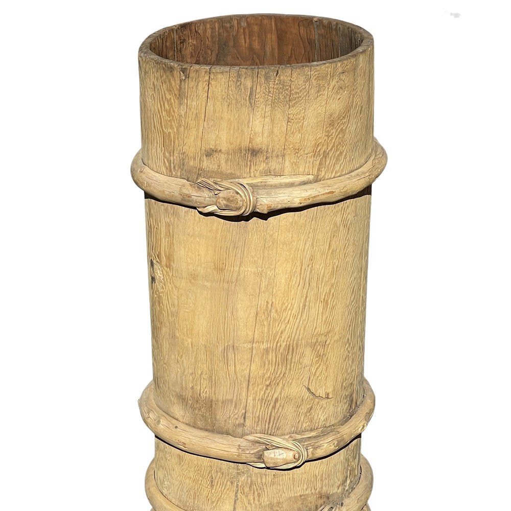 Vintage Wooden Planter - Berbere Imports