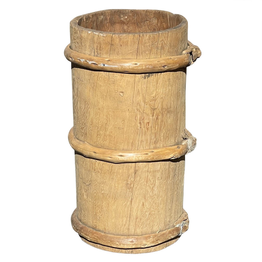 Vintage Wooden Planter - Berbere Imports