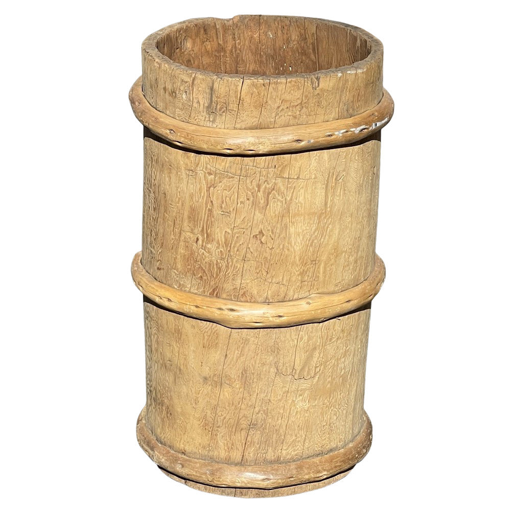 Vintage Wooden Planter - Berbere Imports