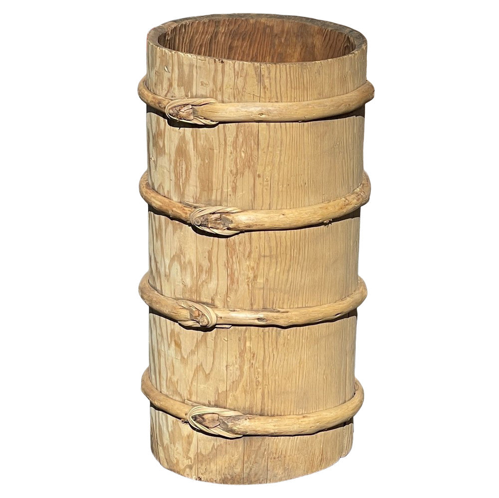 Vintage Wooden Planter - Berbere Imports