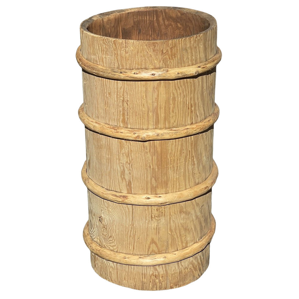 Vintage Wooden Planter - Berbere Imports