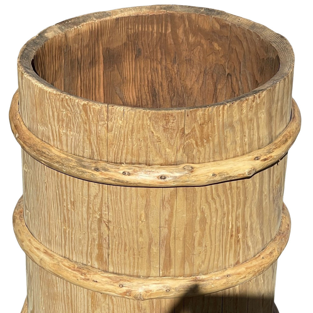 Vintage Wooden Planter - Berbere Imports