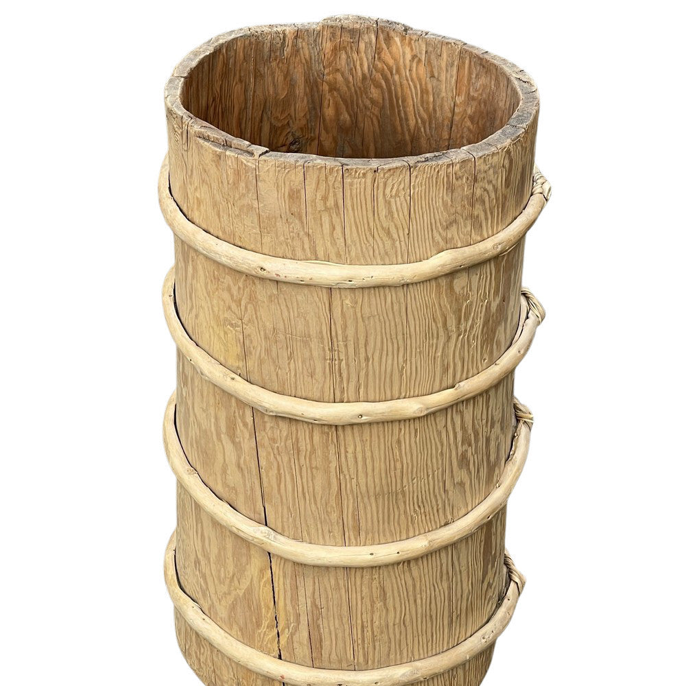 Vintage Wooden Planter - Berbere Imports