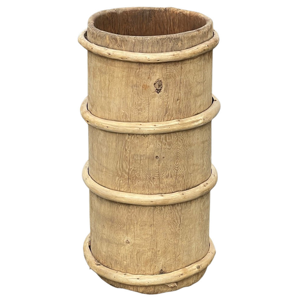 Vintage Wooden Planter - Berbere Imports