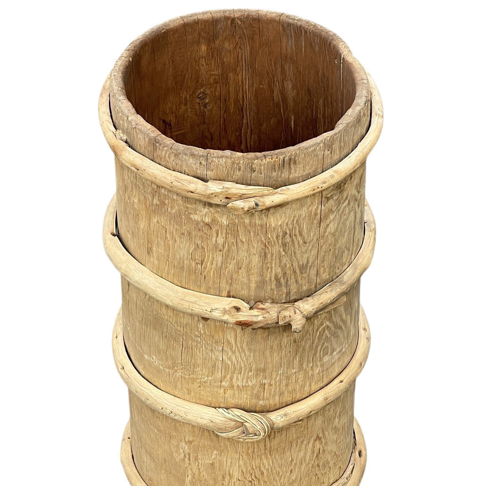 Vintage Wooden Planter - Berbere Imports