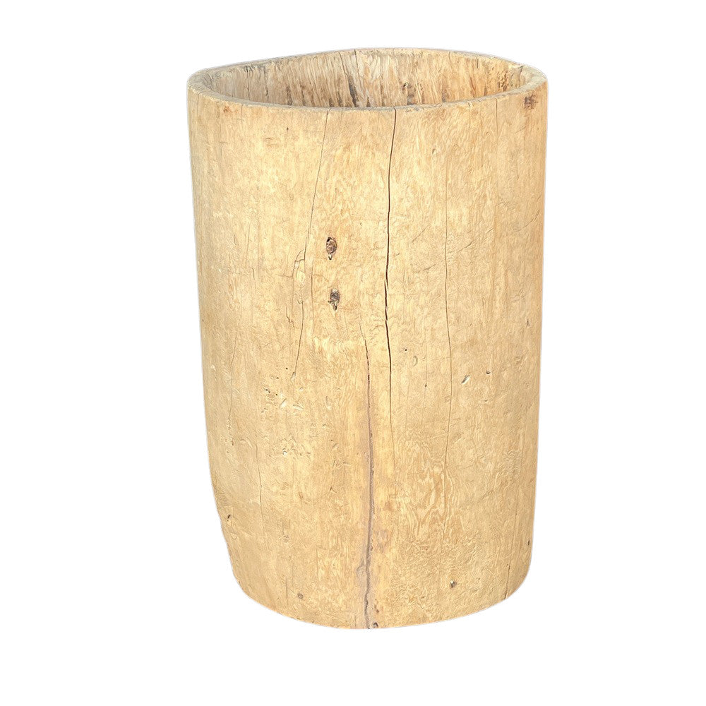 Vintage Wooden Bucket - Berbere Imports