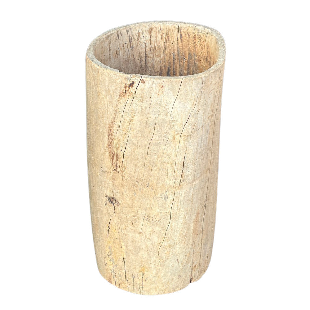 Vintage Wooden Bucket - Berbere Imports