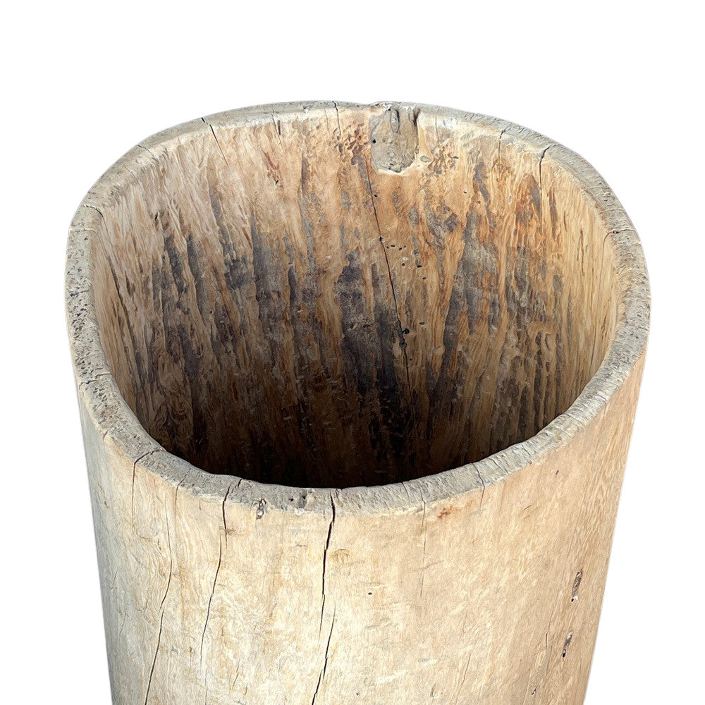 Vintage Wooden Bucket - Berbere Imports