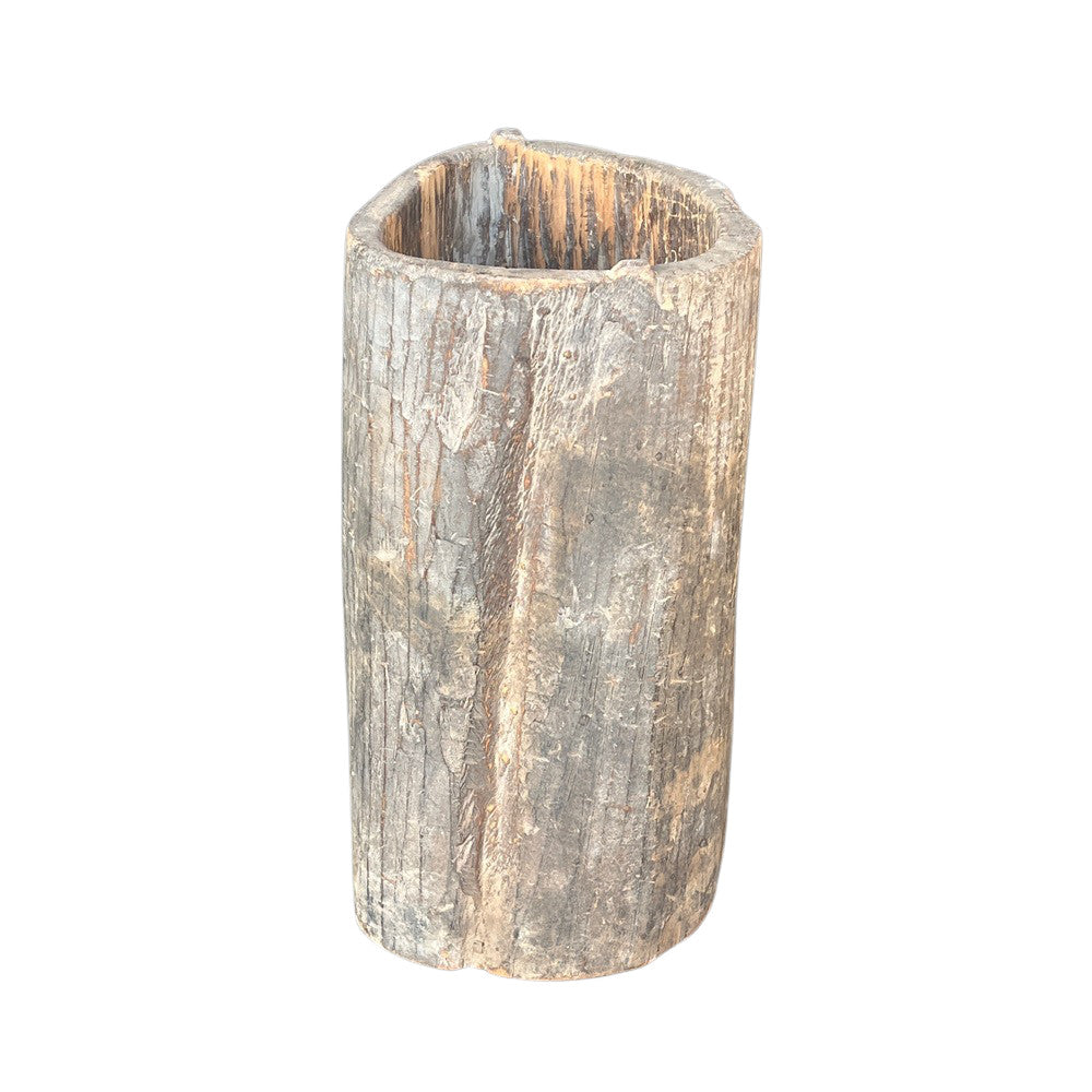 Vintage Wooden Bucket - Berbere Imports