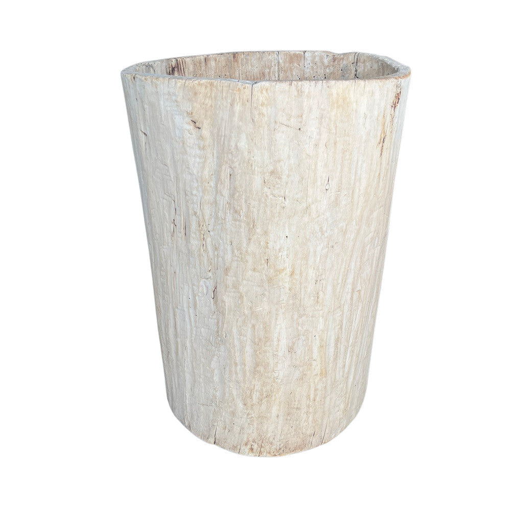 Vintage Wooden Bucket - Berbere Imports