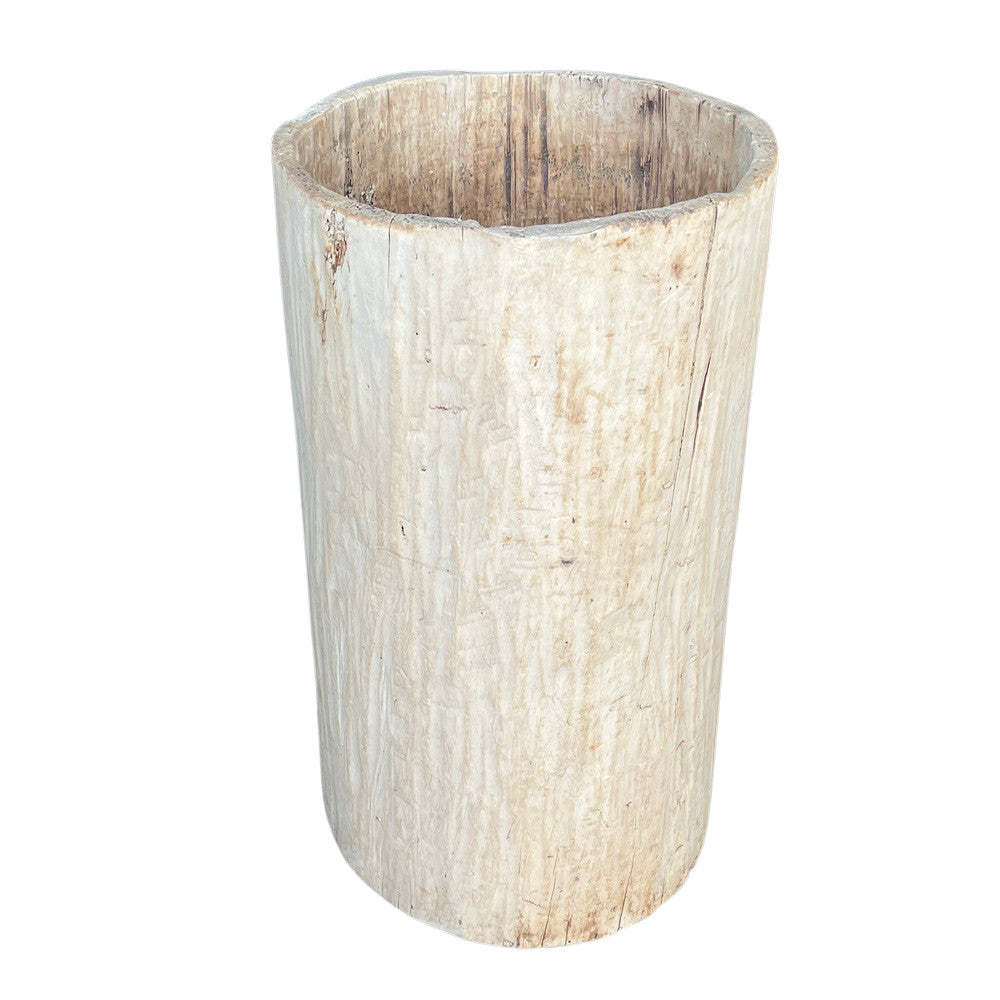 Vintage Wooden Bucket - Berbere Imports