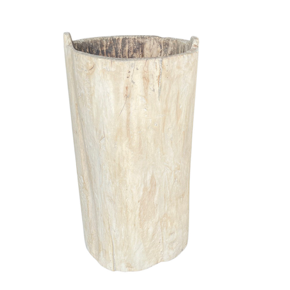 Vintage Wooden Bucket - Berbere Imports