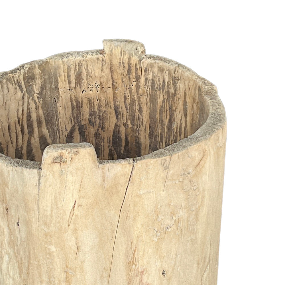 Vintage Wooden Bucket - Berbere Imports