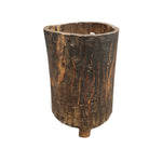 Antique Nagaland Wooden Planter - Berbere Imports