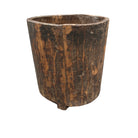 Antique Nagaland Wooden Planter - Berbere Imports