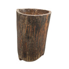 Antique Nagaland Wooden Planter - Berbere Imports