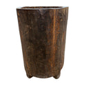 Antique Nagaland Wood Planter - Large - Berbere Imports