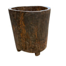 Antique Nagaland Wood Planter - Large - Berbere Imports