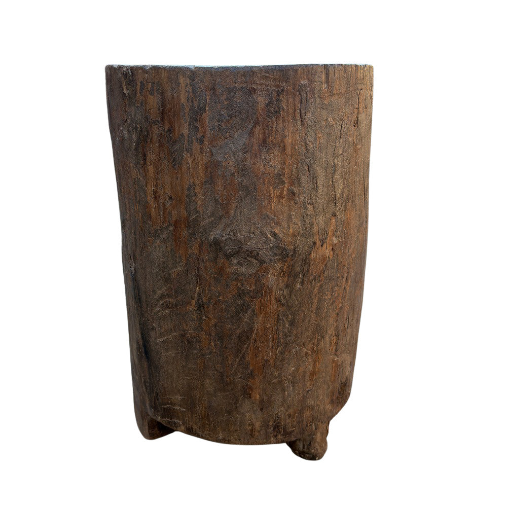 Antique Nagaland Wood Planter - Large - Berbere Imports