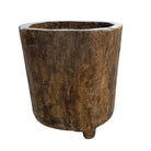 Antique Nagaland Wood Planter - Large - Berbere Imports