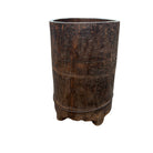 Antique Nagaland Wood Planter - Medium - Berbere Imports