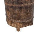 Antique Nagaland Wood Planter - Medium - Berbere Imports