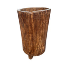 Antique Nagaland Wood Planter - Medium - Berbere Imports