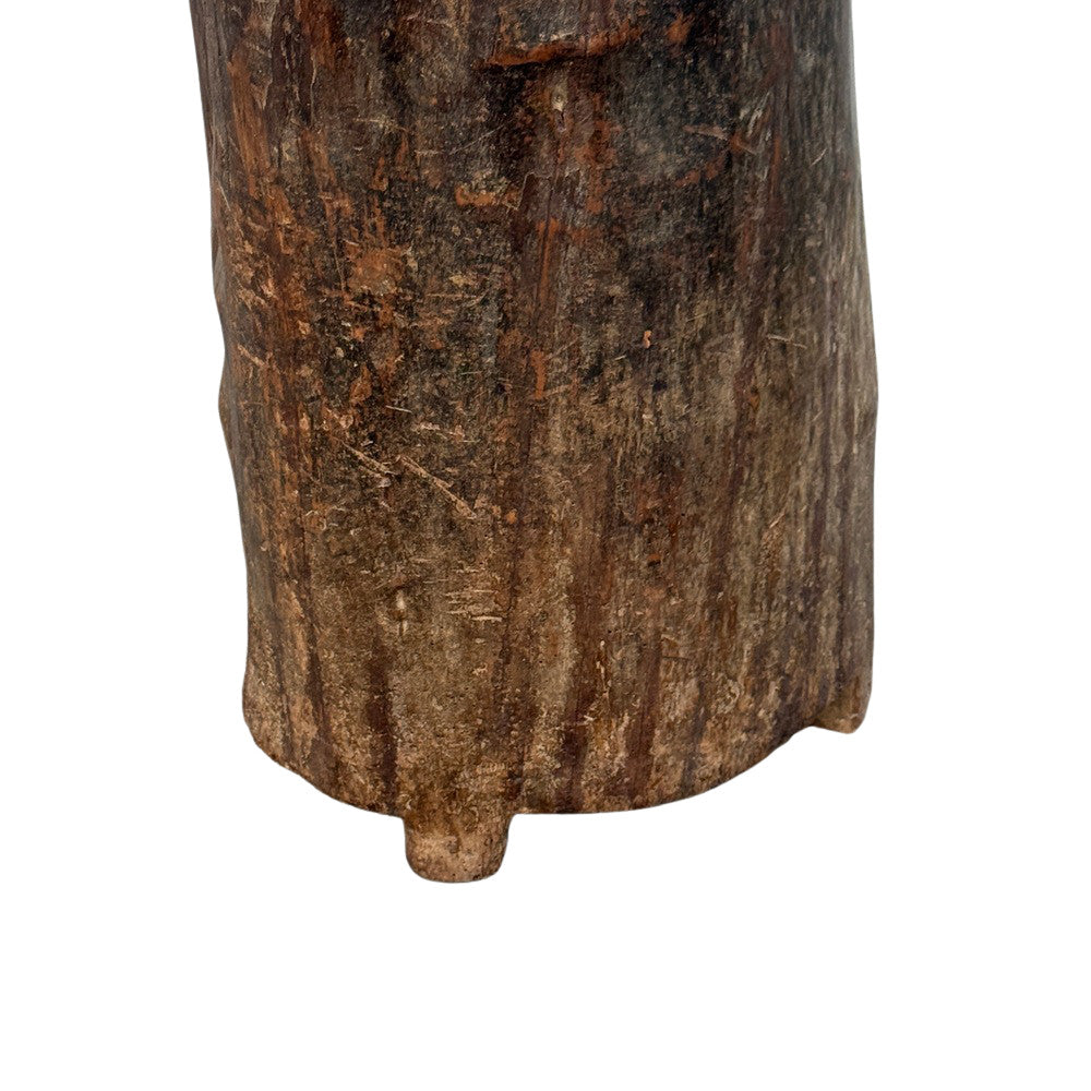 Antique Nagaland Wood Planter - Small - Berbere Imports