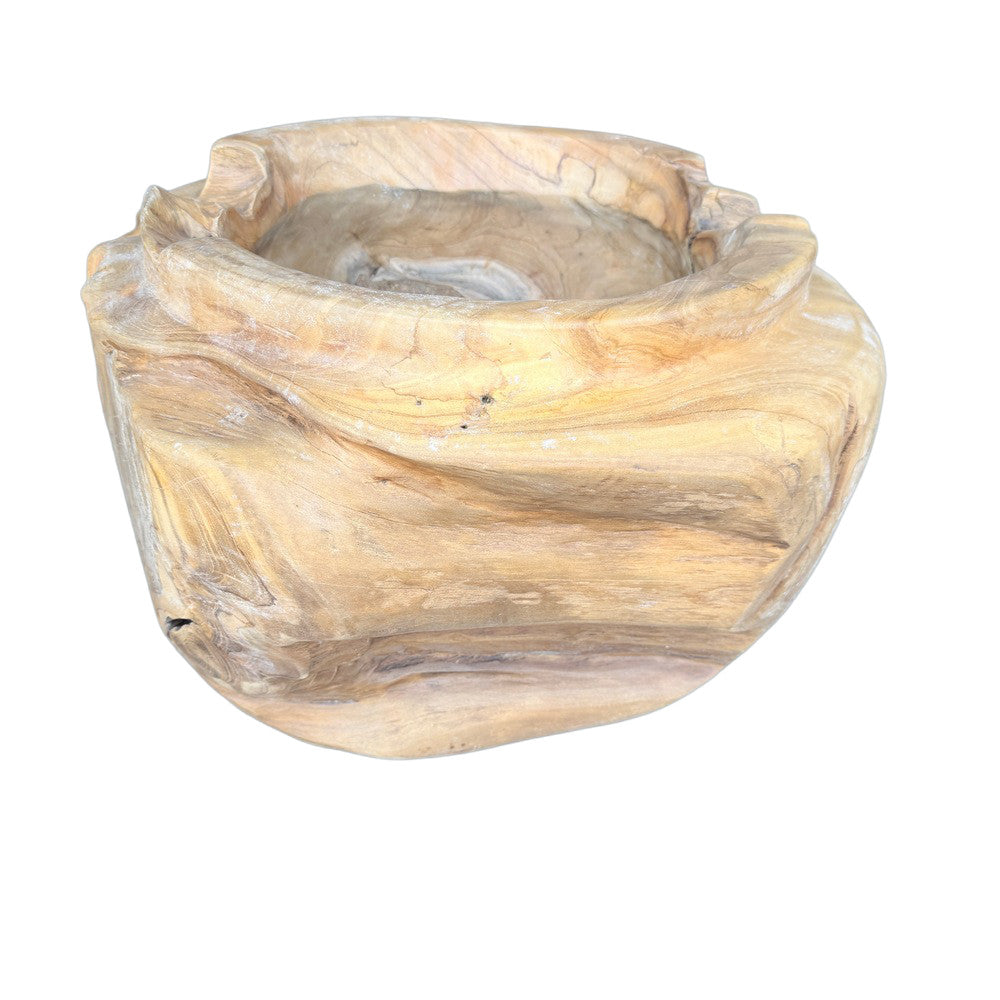 Indonesian Teal Root Planter - Berbere Imports