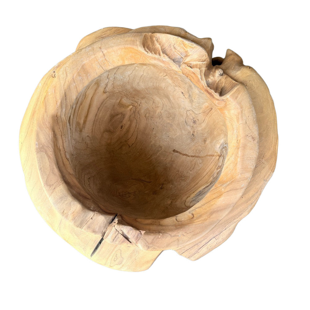 Indonesian Teal Root Planter - Berbere Imports