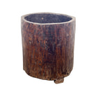 Antique Nagaland Wood Planter - Berbere Imports