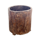 Antique Nagaland Wood Planter - Berbere Imports